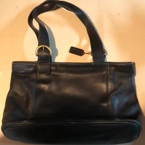 Vintage Black Coach Bag